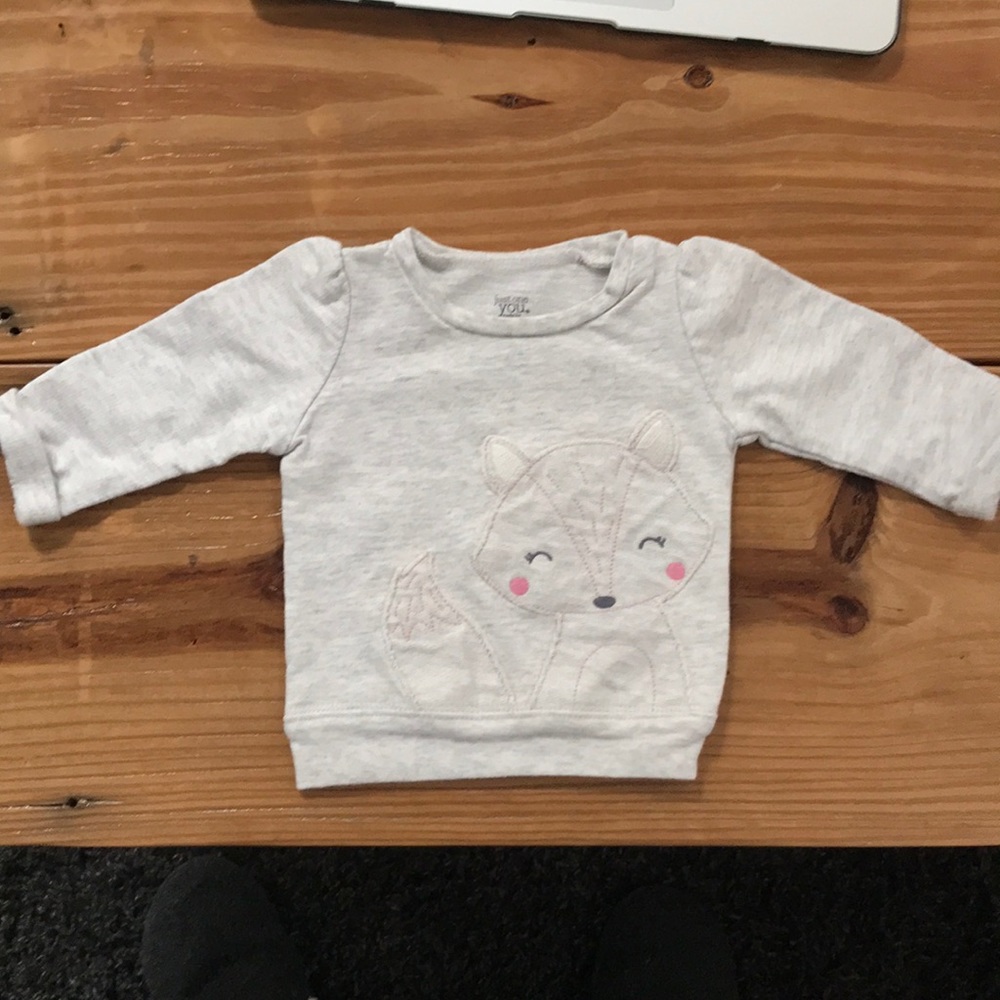 Baby girl fox long sleeve